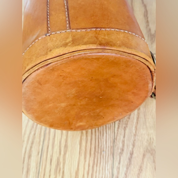 Vintage Genuine Leather Craft Satchel Lined Large - Picture 4 of 12